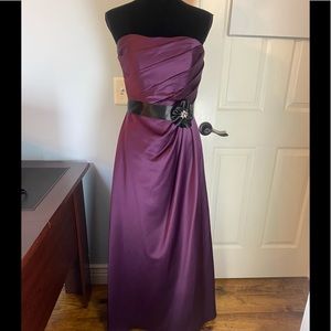 Andrew Adela Strapless Floor Length Gown